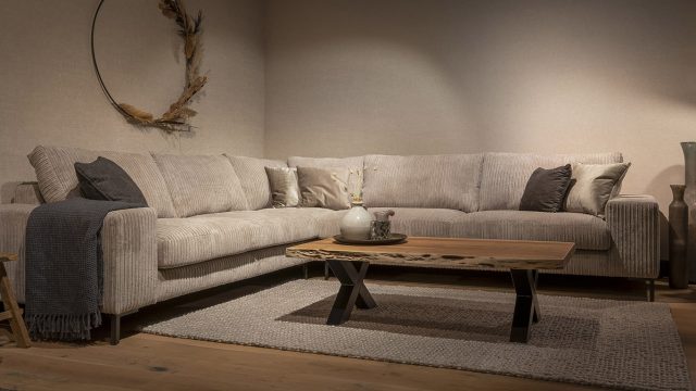UrbanSofa Hoekbank Cesano stof