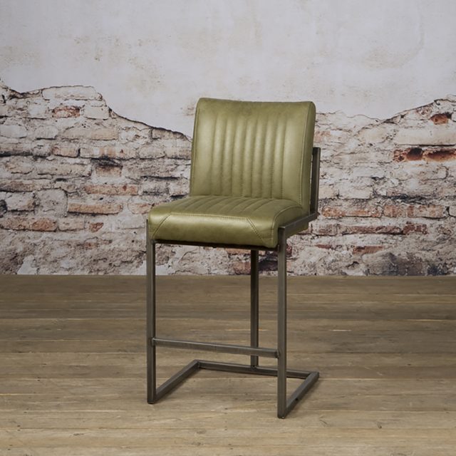Barstoel Ferro Groen stof