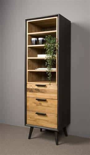 Tower Living boekenkast Bresso 55x45x174 cm eiken
