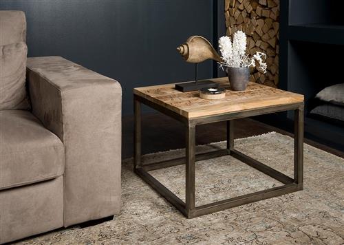 Tower Living hoektafel Venetië 60x60x45 cm oud teak