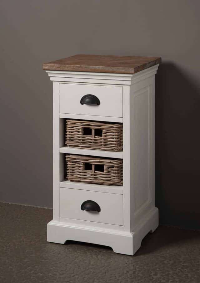 Tower Living ladekast Napoli 40x30x75 cm teak