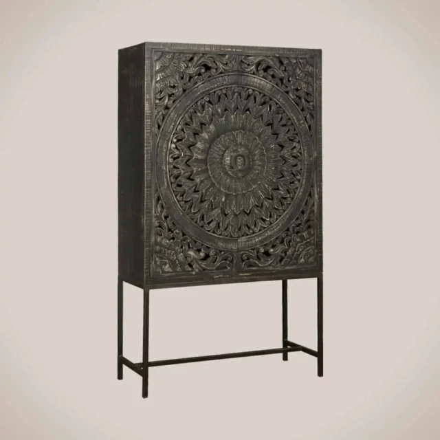 Tower Living opbergkast Casina 110x45x190 cm mangohout