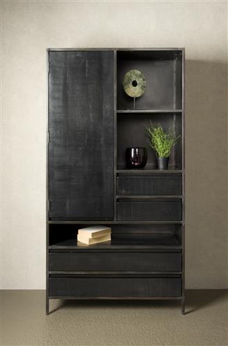 Tower Living opbergkast Paterno 100x40x190 cm mangohout