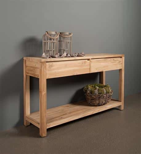 Tower Living sidetable Corona 130x38x75 cm teak