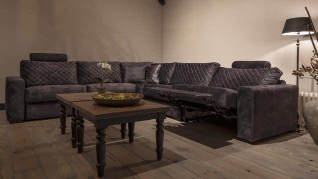 UrbanSofa hoekbank Auxerre stof