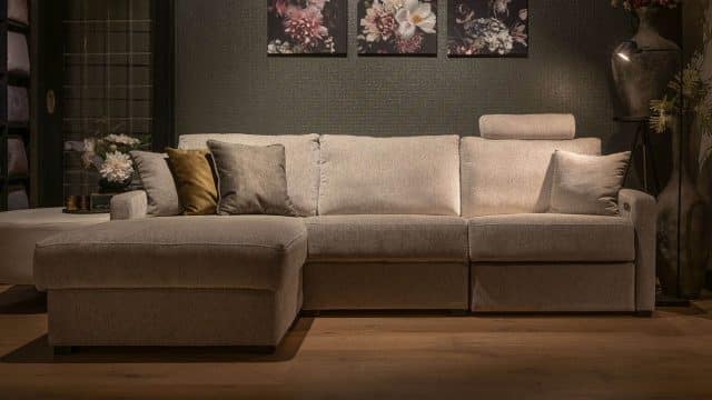UrbanSofa Loungebank Auxerre stof