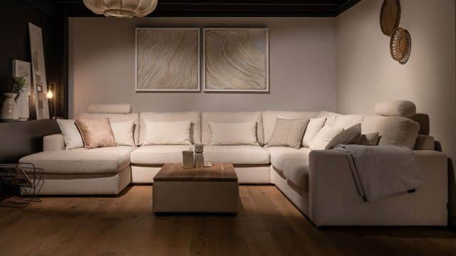 UrbanSofa Hoekbank Giorno stof