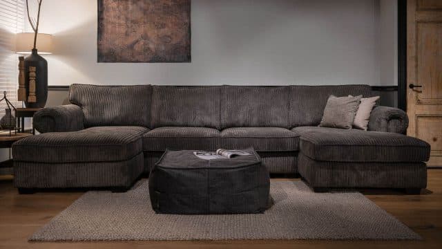 UrbanSofa Hoekbank San Remo stof