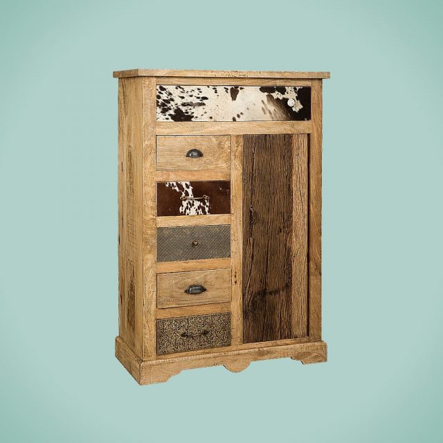 Spekkast RENEW 87x42x127 cm mangohout