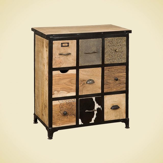 Ladekast RENEW 75x40x81 cm mangohout