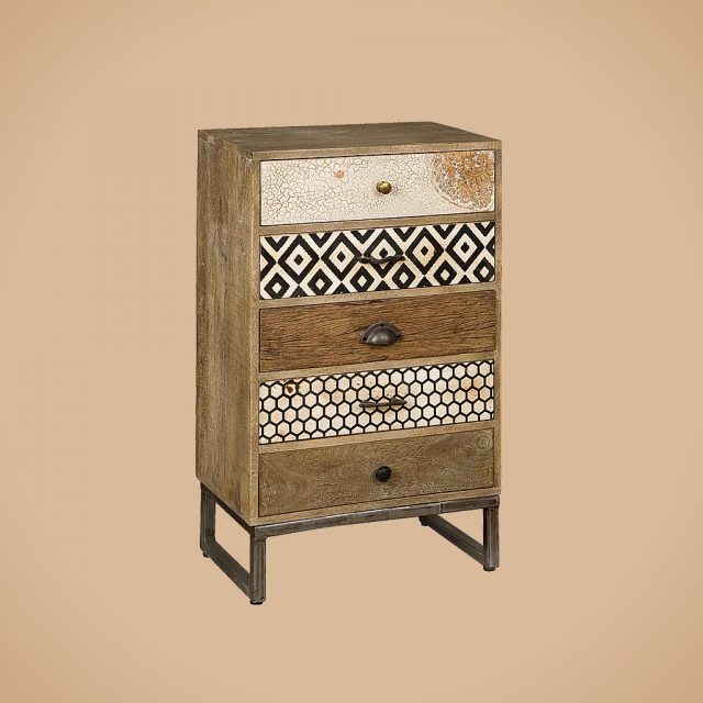 Tower Living ladekast KM 15044 53x33x89 cm mangohout
