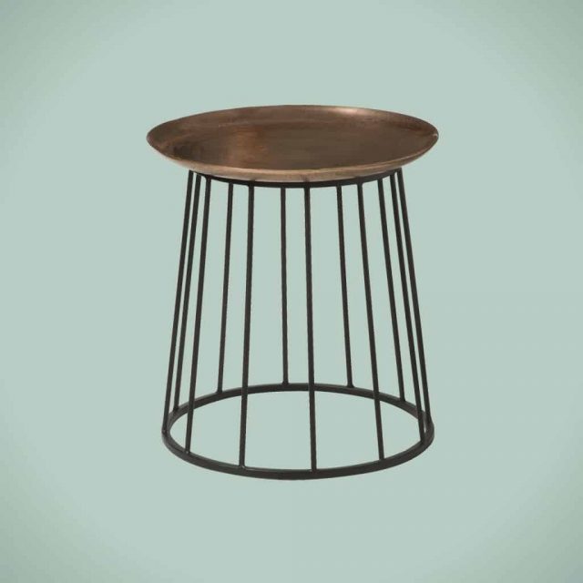 Bijzettafel RENEW 41x41x43 cm metaal