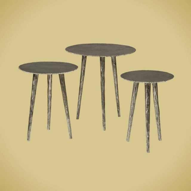 Set bijzettafels RENEW MG 9354 metaal