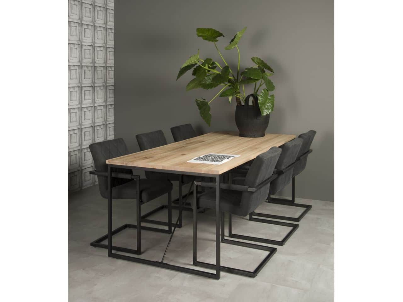 SHOWMODEL Tower Living eettafel Ravenna 180 cm eiken