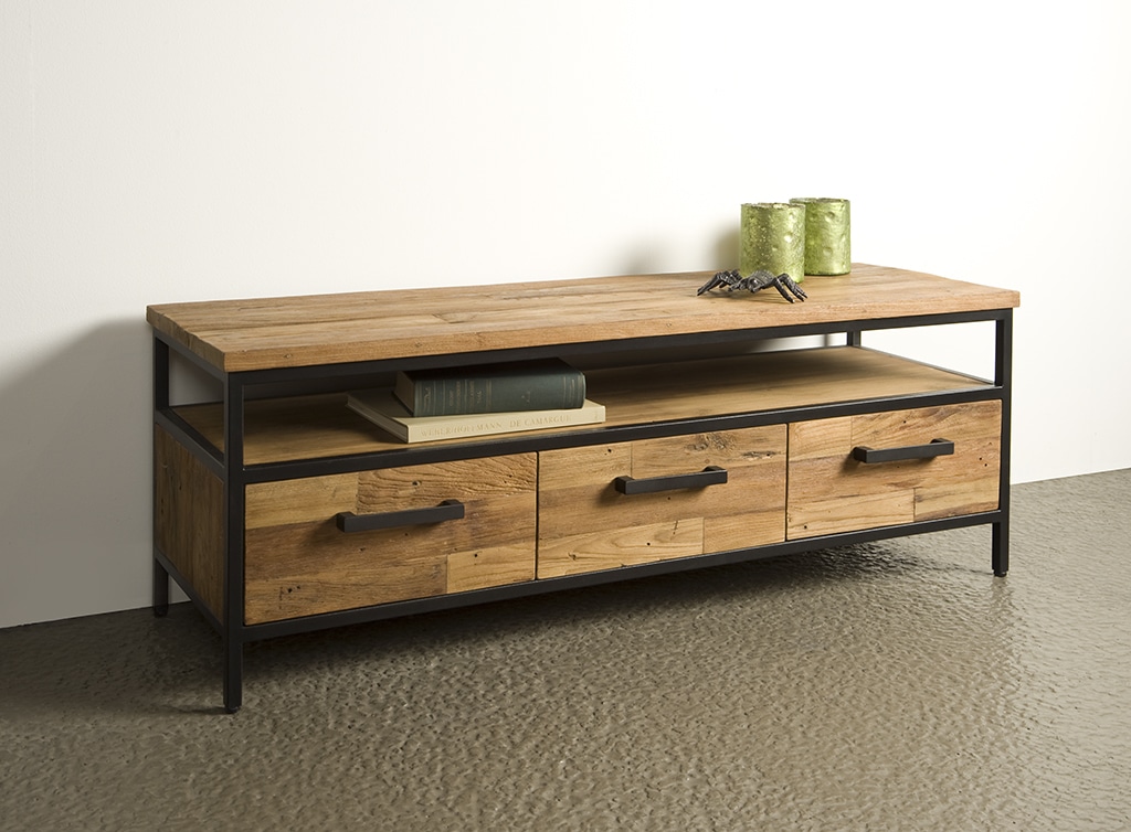 Tv meubel Livorno 130x40x45 cm teak