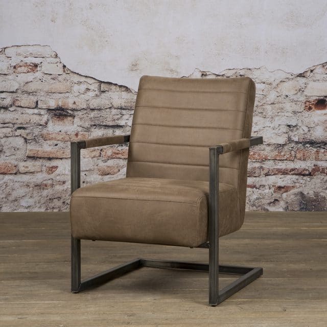 Tower Living fauteuil Rocca met arm bruin