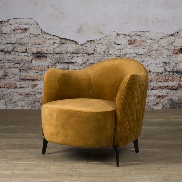 Tower Living fauteuil Bondo met arm goud
