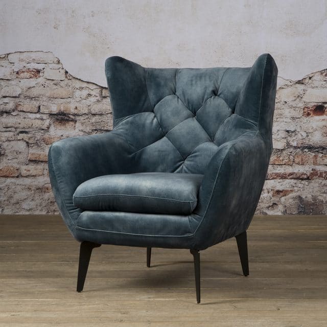 Tower Living fauteuil Bomba met arm blauw