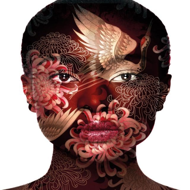 Schilderij Artistic make-up MATDIB1832 AluArt