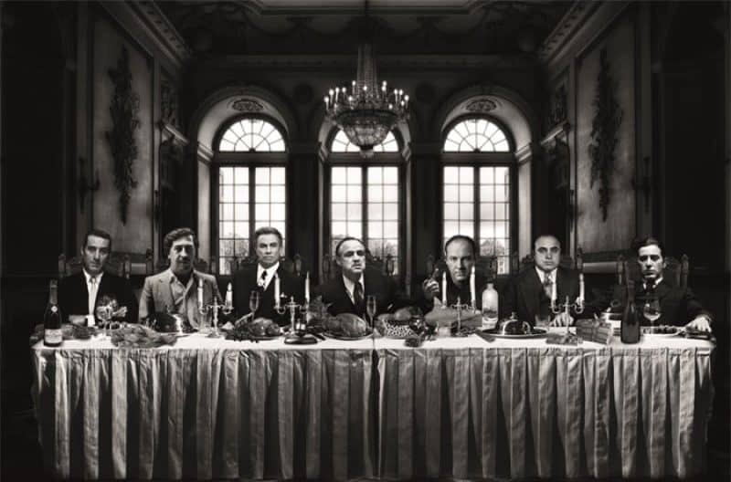 Schilderij Gangsters last supper MATDIB1752 AluArt