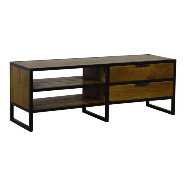 Tv meubel Boaz 140x45x50 cm mangohout