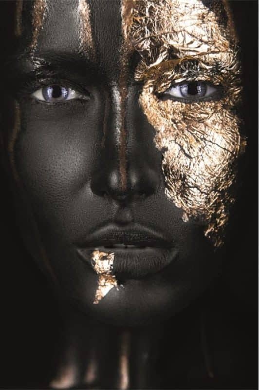 Schilderij The Look B&W MATDIB1548 AluArt
