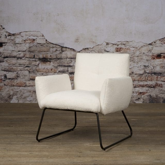 Tower Living fauteuil Dante met arm wit