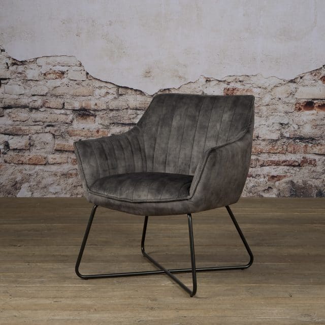 Tower Living fauteuil Monte met arm groen
