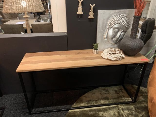 Showmodel Urbansofa Sidetable Monaco Acacia