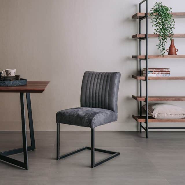 Tower Living eetkamerstoel Ferro antraciet