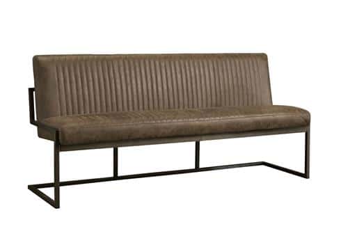 Tower Living eetkamerbank Ferro 185 cm lichtbruin