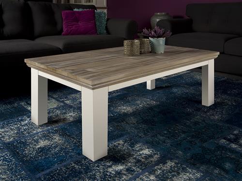 Tower Living salontafel Fleur square poot 130x75x45 cm grenen