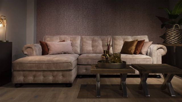 UrbanSofa Loungebank San Remo stof