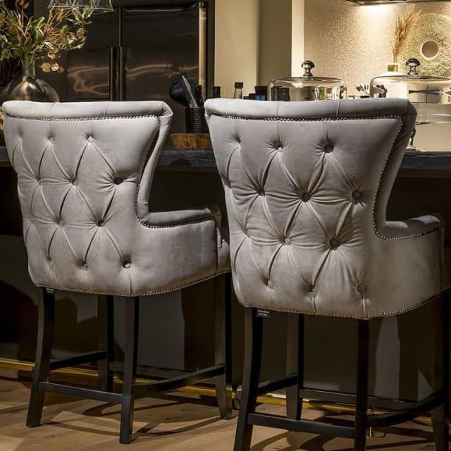 UrbanSofa barstoel Amy stof