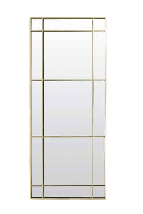 Spiegel 77x3x183 cm Rincon smoke glas+goud