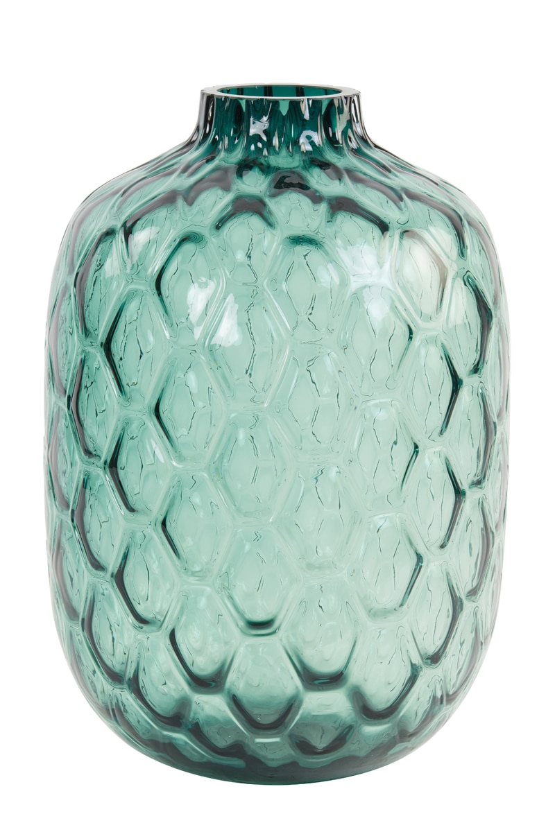 Light vaas Ø34x50 cm glas turquoise online bestellen bij Meubelcity.nl