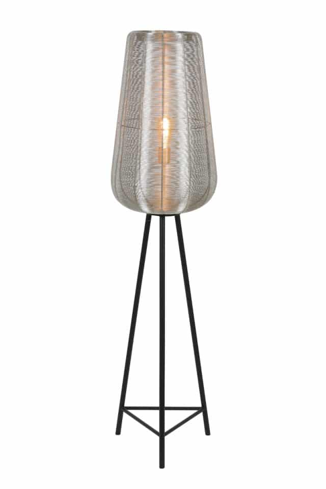Vloerlamp driepoot Ø37x147 cm Adeta nikkel