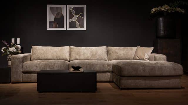 UrbanSofa Loungebank Carl stof