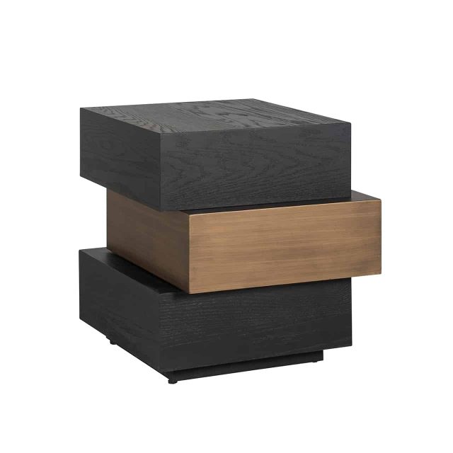Richmond Interiors Bijzettafel Cambon 57 5 215 52 5 215 55 Cm Eiken