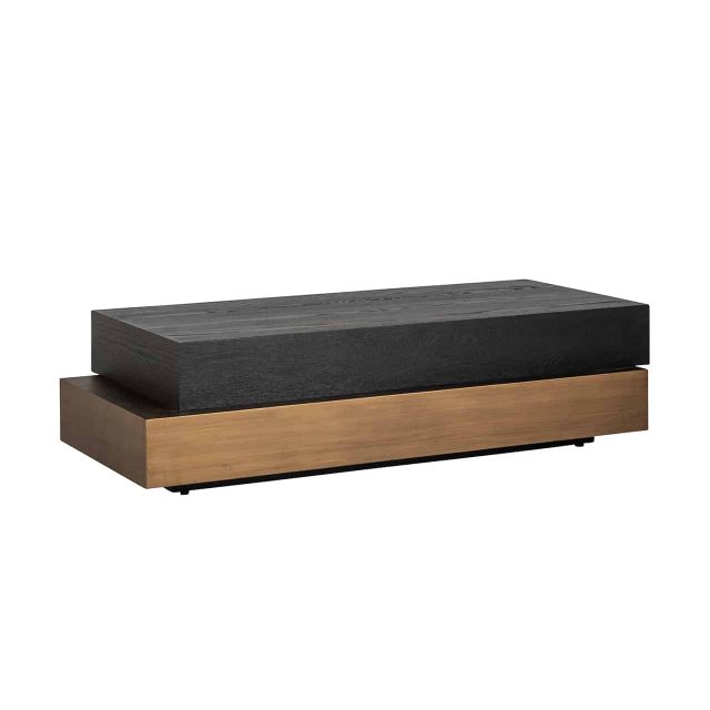 Richmond Interiors Salontafel Cambon Blok 140x65x35 Cm Eiken