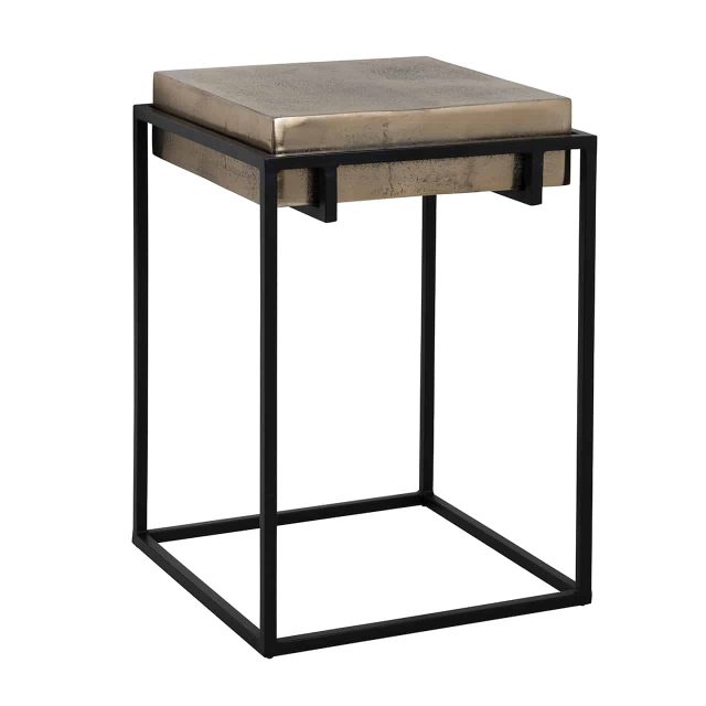 Richmond Interiors Bijzettafel Calloway Champagne 42x42x61 Cm