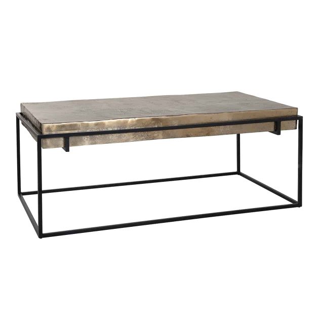Richmond Interiors Salontafel Calloway 123x68x47 5 Cm Aluminium