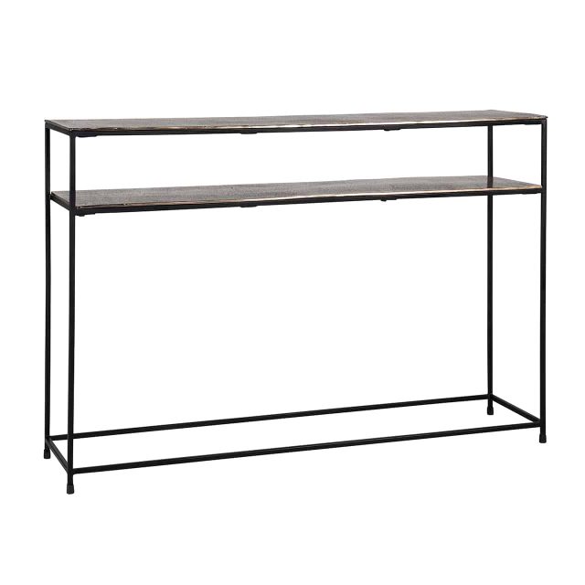 Richmond Interiors Wandtafel Chandon Met Plank 119x30x80 5 Cm Aluminium