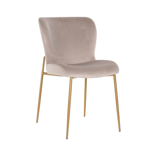 Richmond Interiors Eetkamerstoel Odessa Khaki