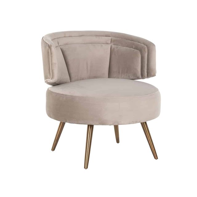 Richmond Interiors Fauteuil Hazel Khaki