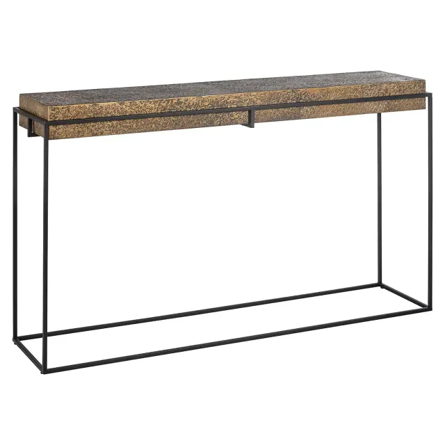 Richmond Interiors wandtafel Dover 140x33x80 cm metaal