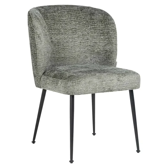 Richmond Interiors eetkamerstoel Fallon groen