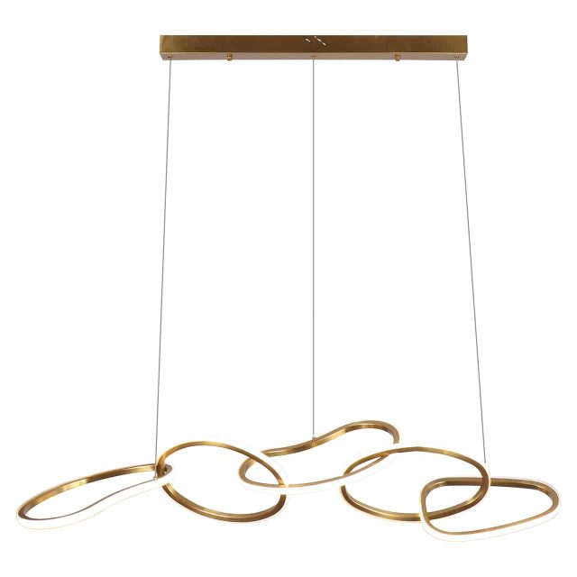 Richmond Interiors hanglamp 125x32x22 cm Flyn metaal