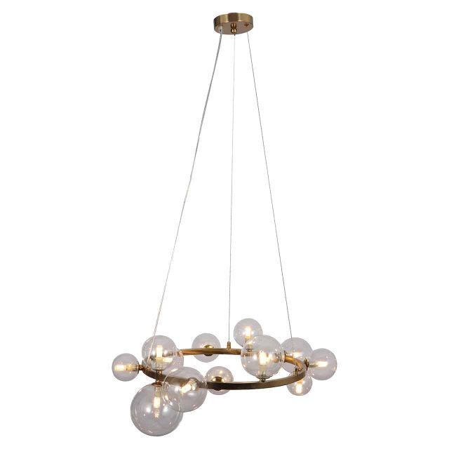 Richmond Interiors hanglamp 76x76x30 cm Yosie glas