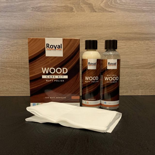 Royal Furniture Care Matt Polish Wood Care Kit voor matgelakte houtsoorten
